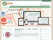 Tablet Screenshot of maxtratechnologies.com